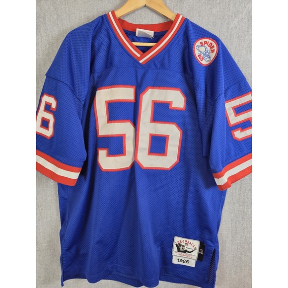 Mitchell & Ness Lawrence Taylor 56 NY Giants Jersey Throwback 50L NFL Football - Picture 1 of 10